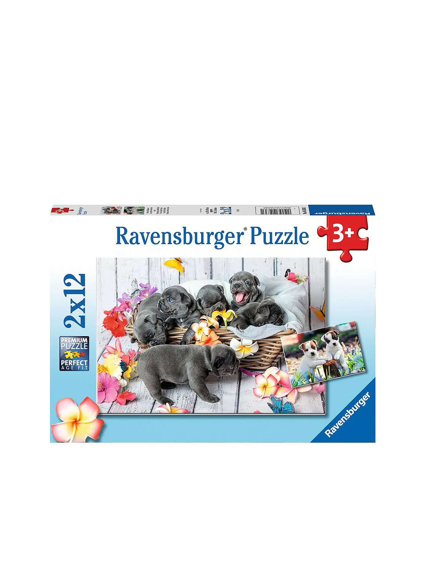 RAVENSBURGER | Puzzle - Kleine Fellknäuel 2x12 Teile | 
